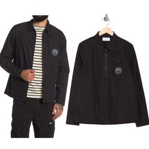 OVADIA black Explorer shirt jacket sz M